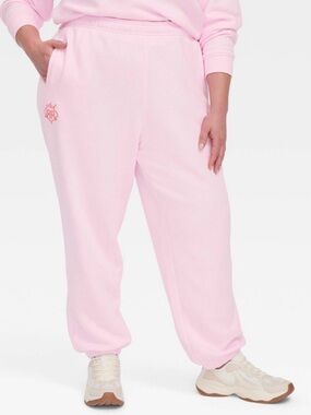 EUC - Roller Rabbit x Target Jogger Sweatpants Soft Pink - Woman's M